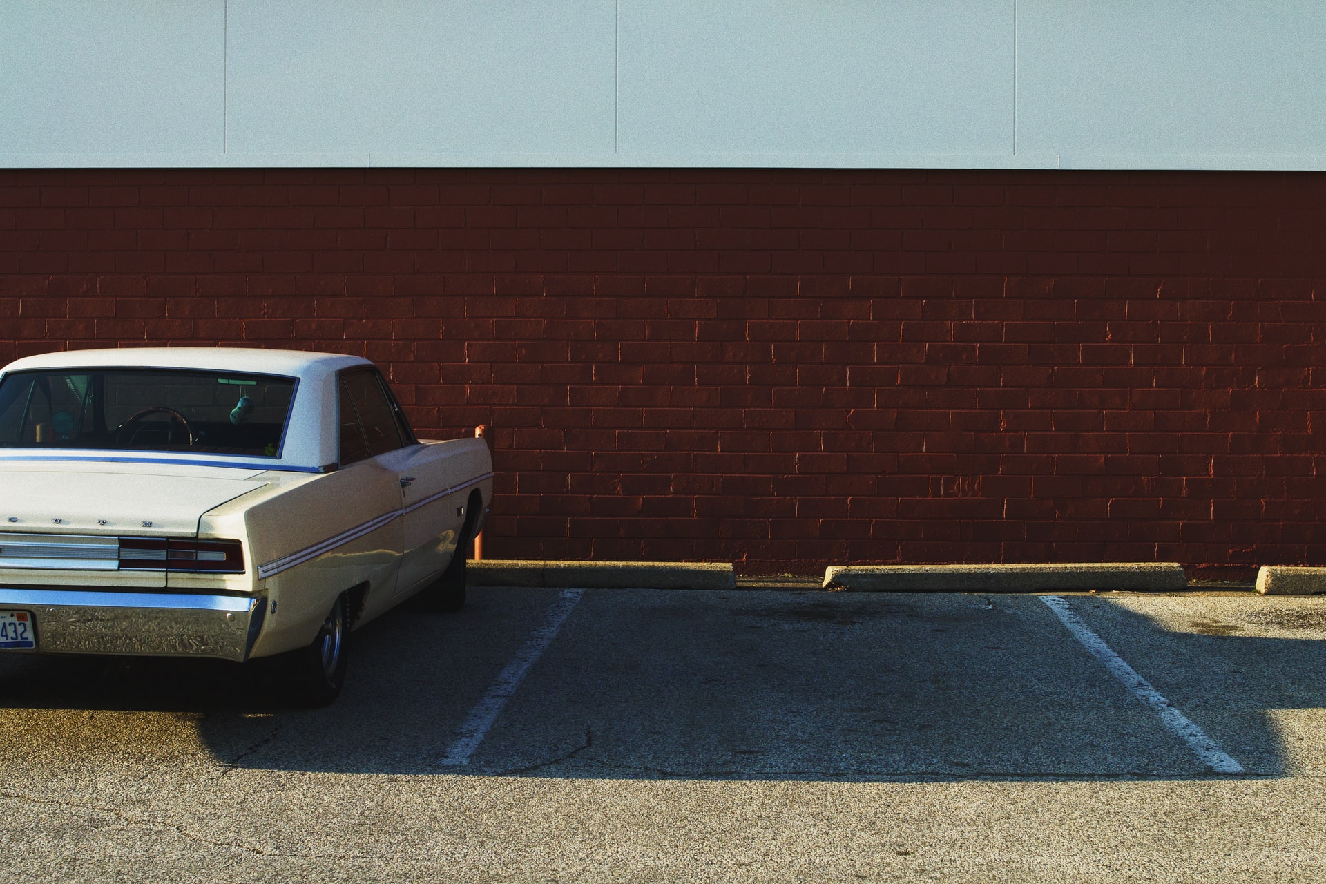 An empty parking space